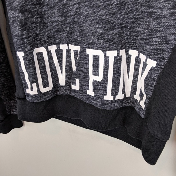 PINK Victoria's Secret | Black Gray Zip Top - E90 - Picture 4 of 6